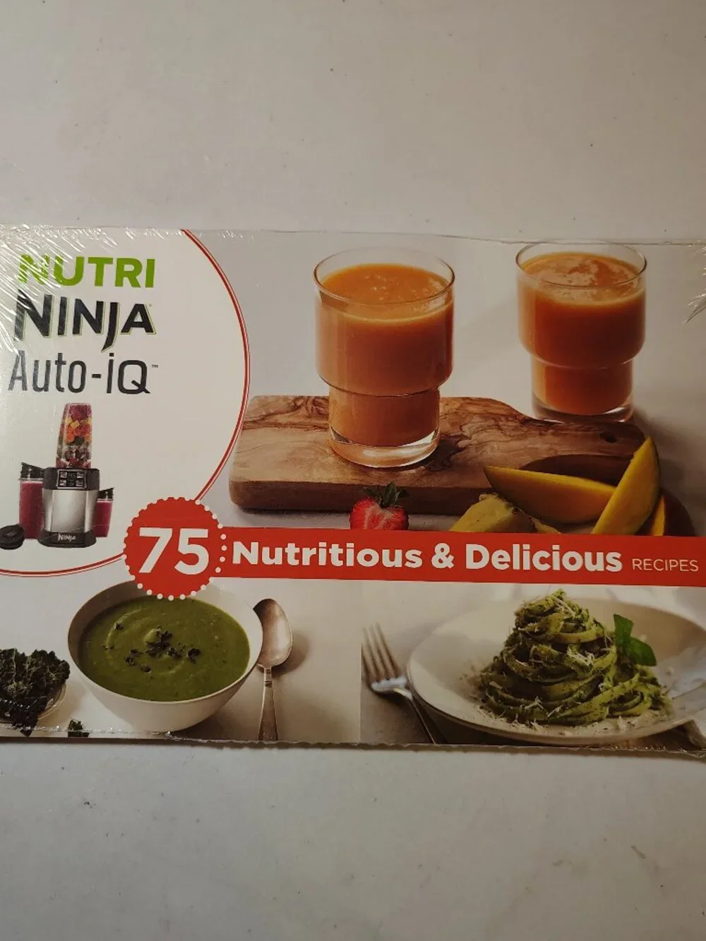 Nutri Ninja Auto-iQ 75 Nutritious & Delicious Recipes Paperback Book